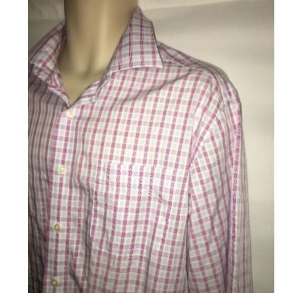 Tommy Bahama Mens Button Front Shirt Size 16.5 - Picture 2 of 5
